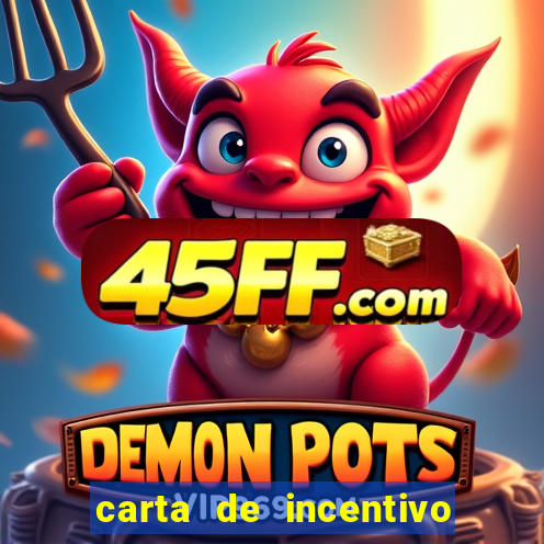carta de incentivo para alunos